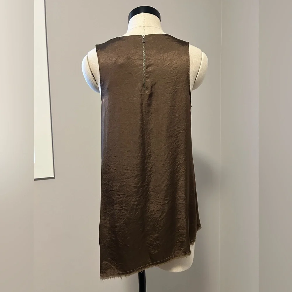 NWT Helmet Lang Silk Top - Picture 7 of 15